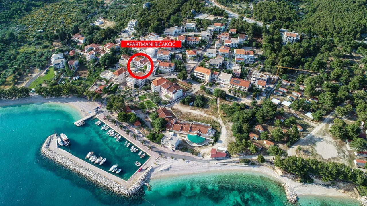 Apartmani Aida Zivogosce Bagian luar foto